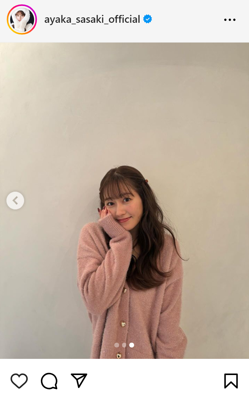 ももクロ佐々木彩夏のインスタグラムから