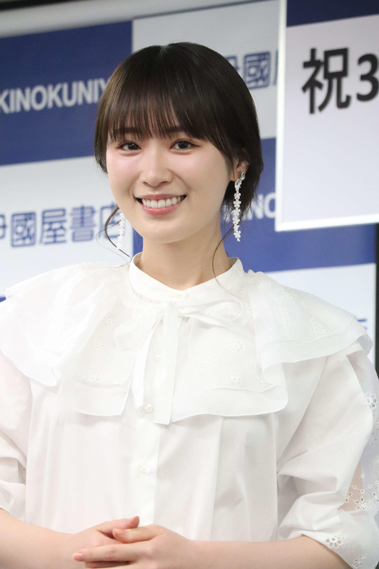 初絵本「がっぴちゃん」発売記念イベントを開催した高山一実（撮影・加藤理沙）
