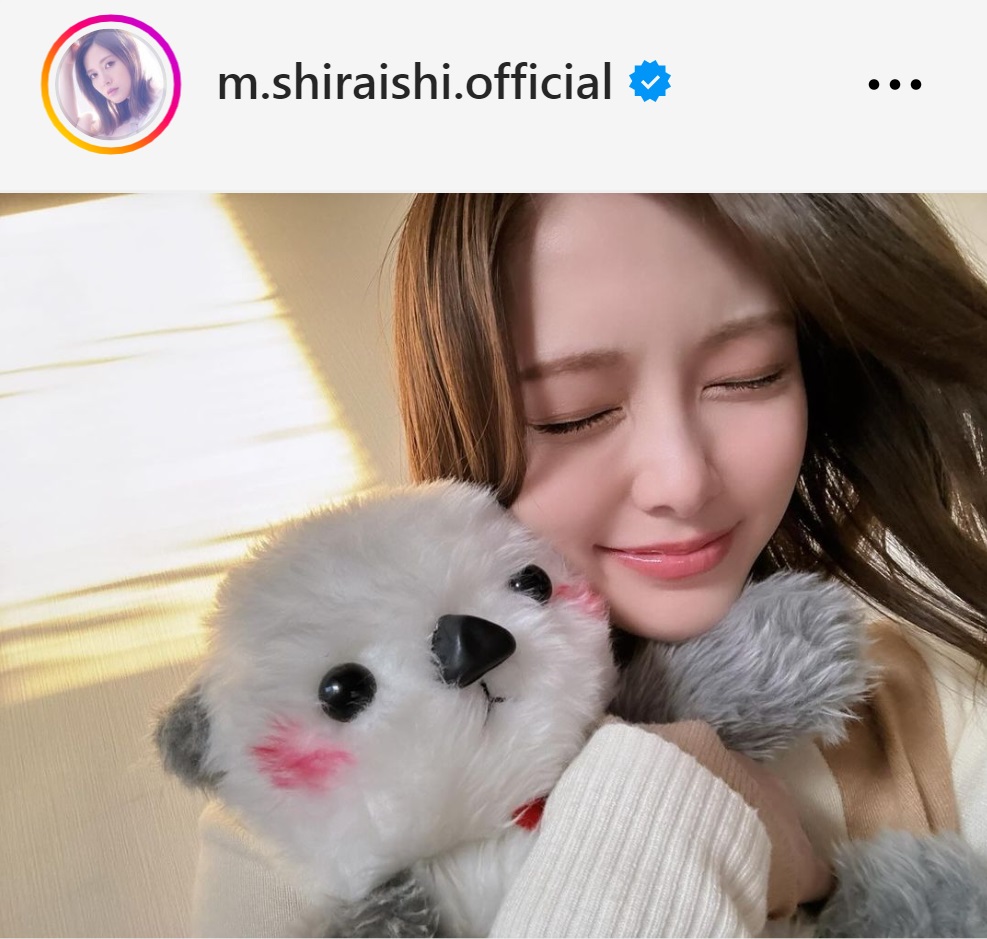 白石麻衣のインスタグラムから