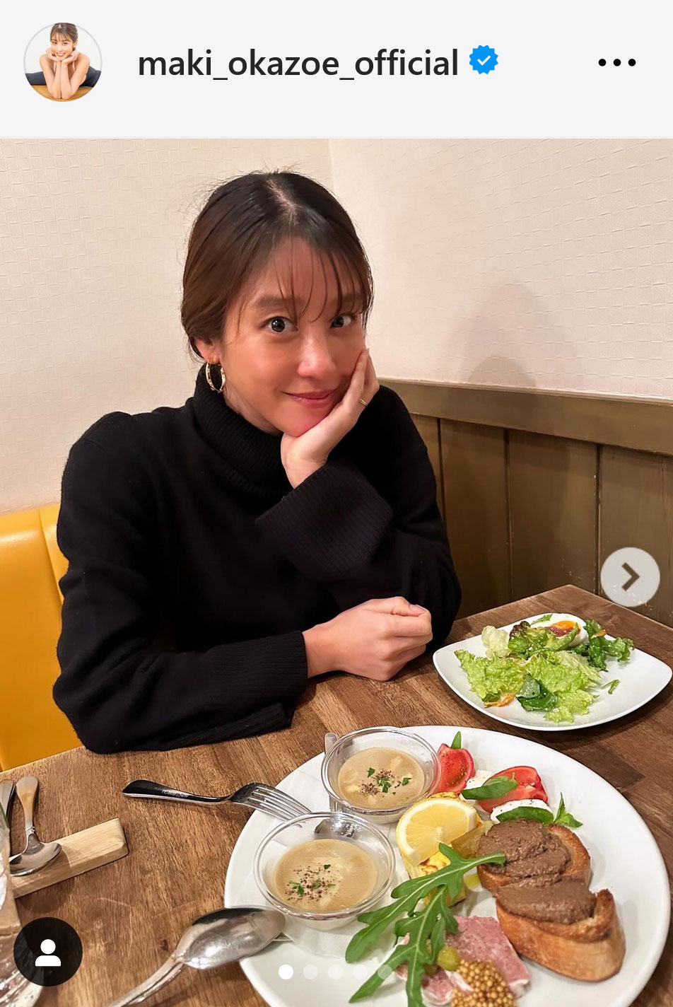 岡副麻希インスタグラムから