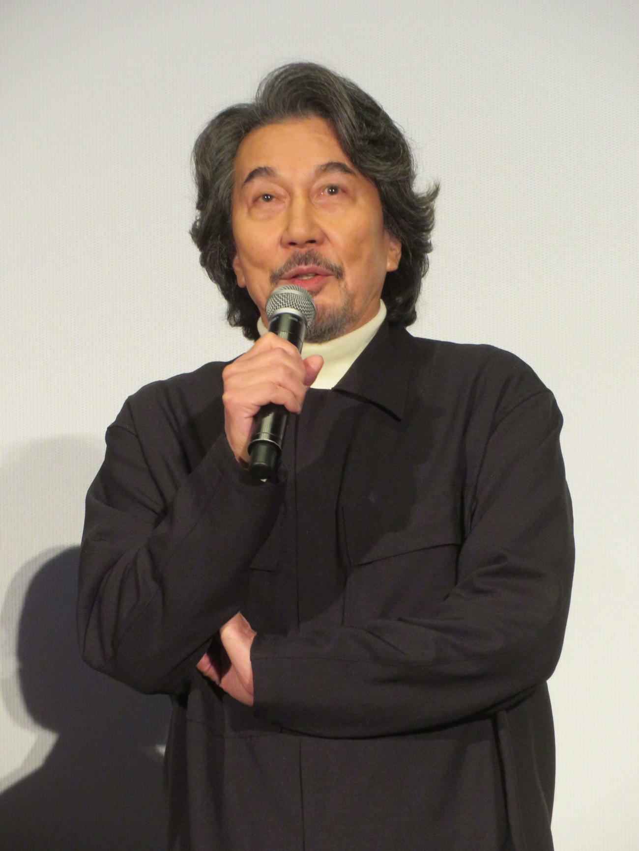 映画「PERFECT DAYS」大ヒット御礼舞台あいさつに登壇した役所広司（撮影・村上幸将）