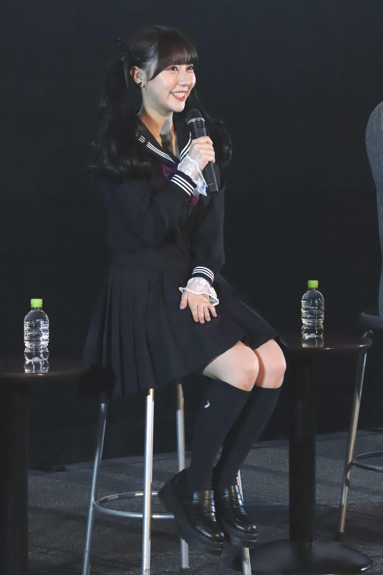 MBS系ドラマ「シンデレラ・コンプレックス」完成披露トークイベントに出席した田中美久（撮影・加藤理沙）