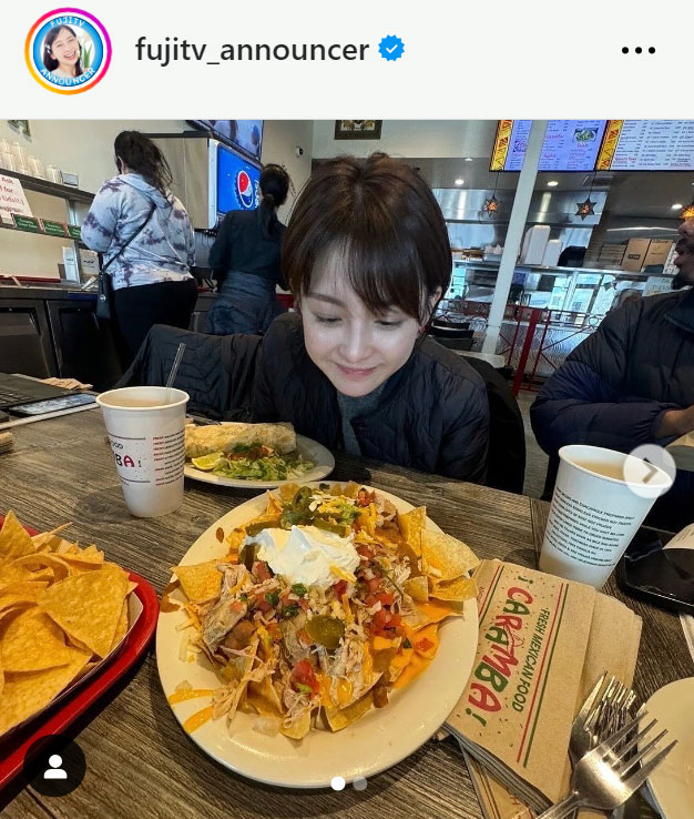 フジテレビアナウンサー【公式】のインスタグラムから
