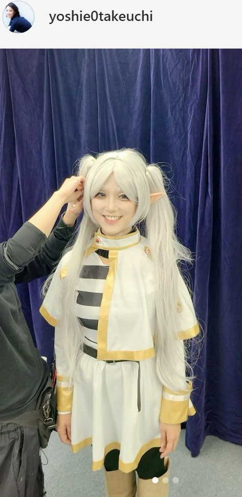 竹内由恵のインスタグラムから