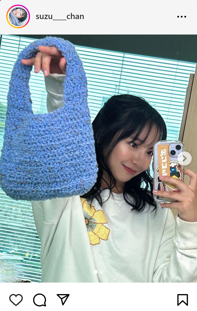 山之内すずのインスタグラムから