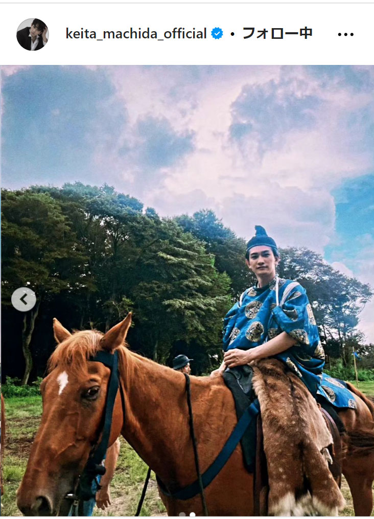 町田啓太のインスタグラムから