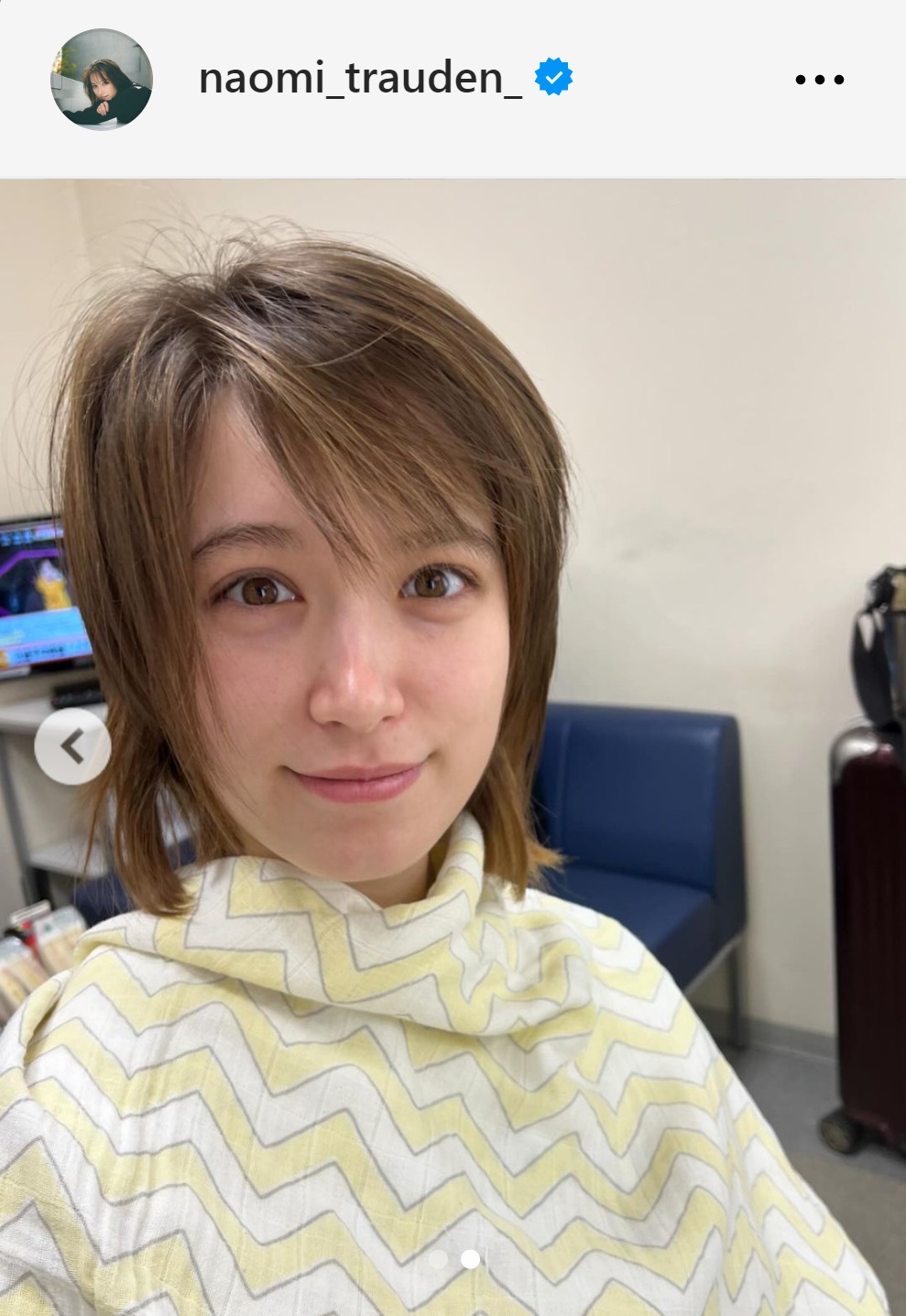 トラウデン直美のインスタグラムから