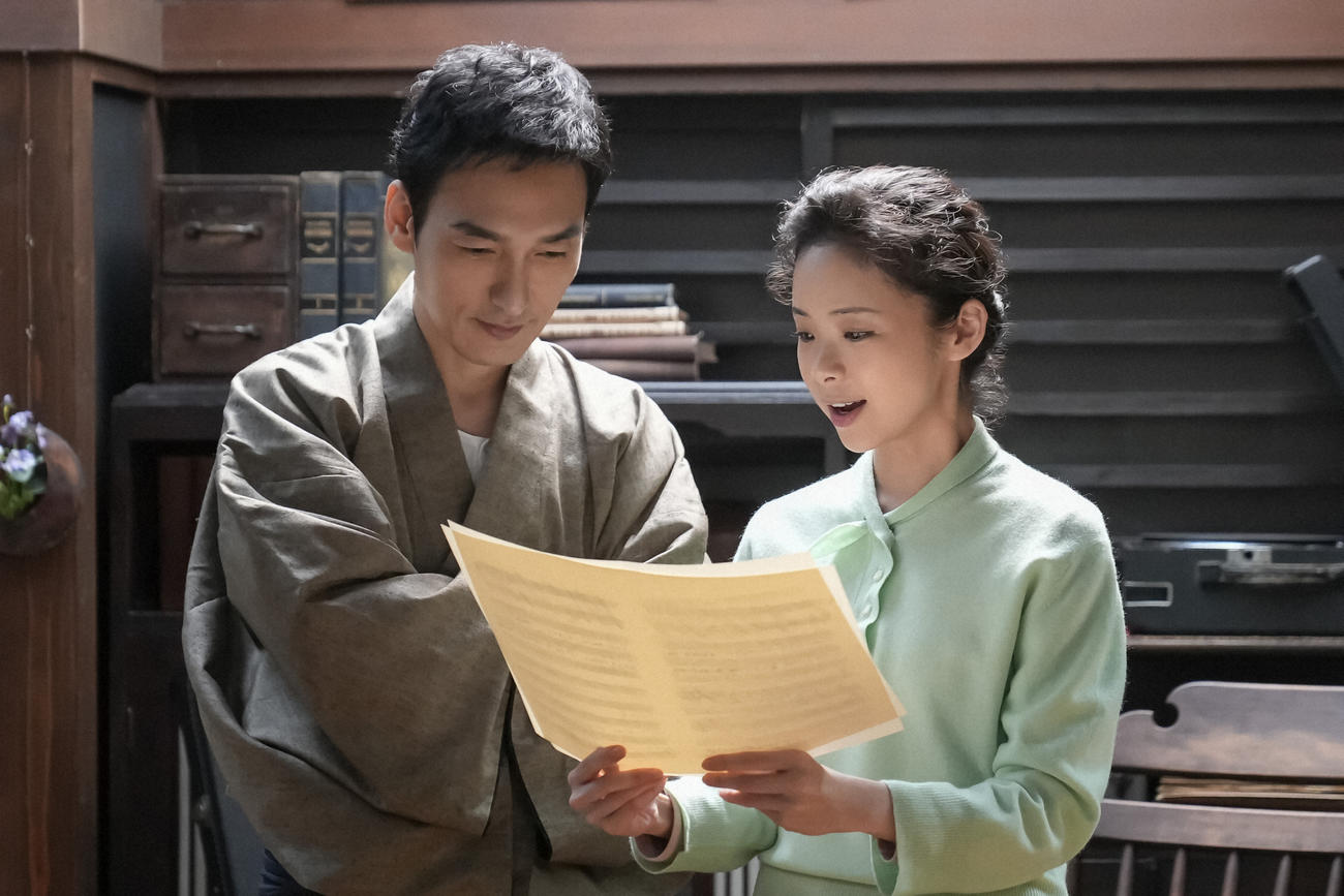 NHK連続テレビ小説「ブギウギ」の1場面（C）NHK
