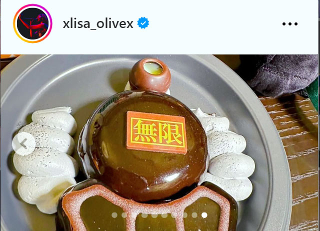 Lisaのインスタグラムから