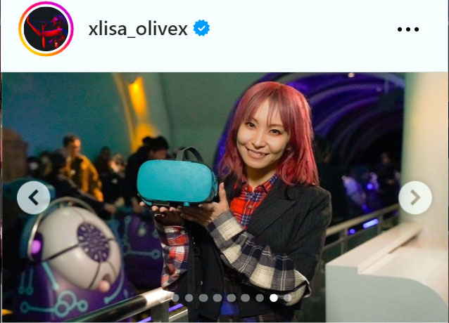 Lisaのインスタグラムから