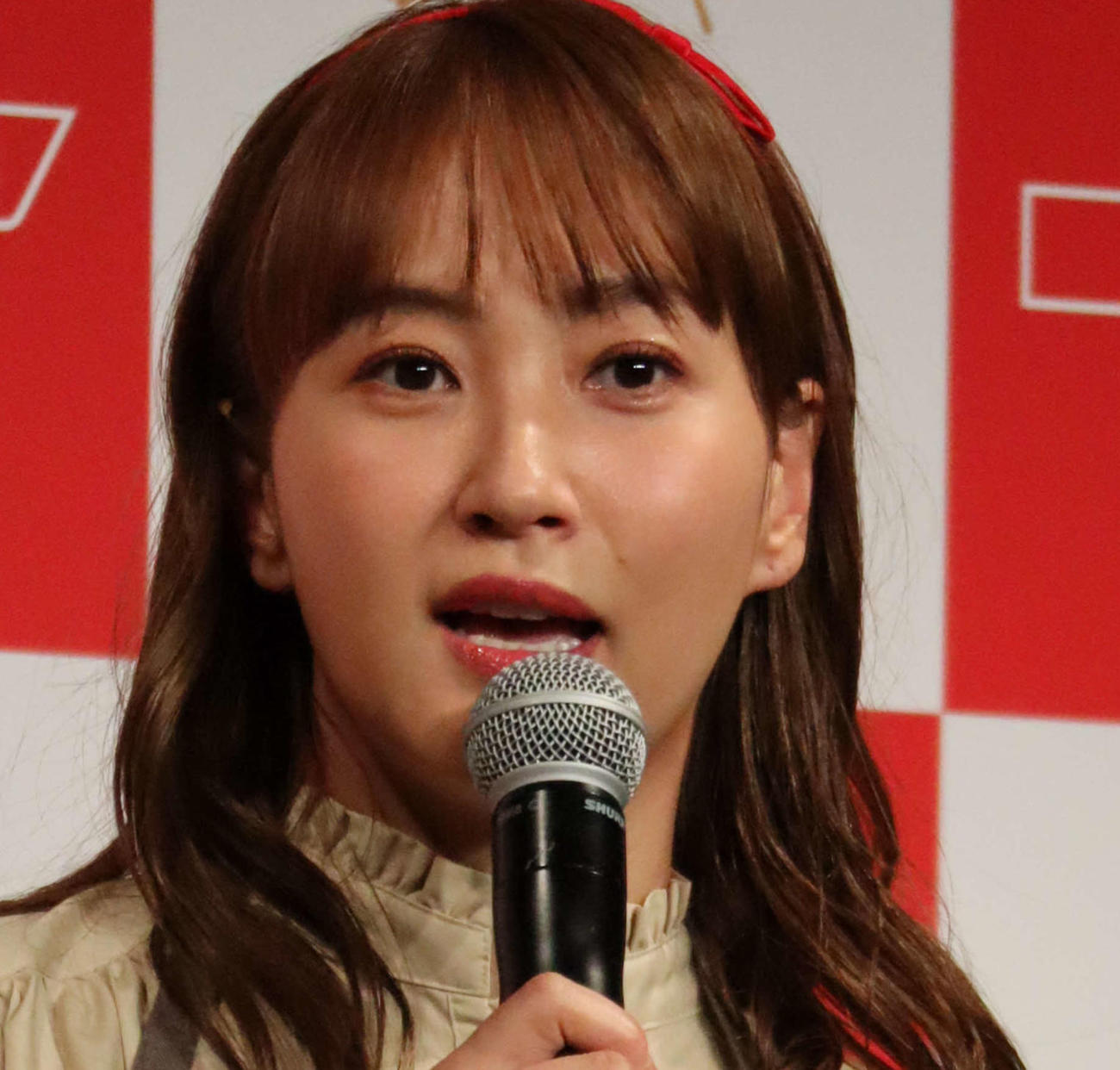 藤本美貴（2024年2月撮影）