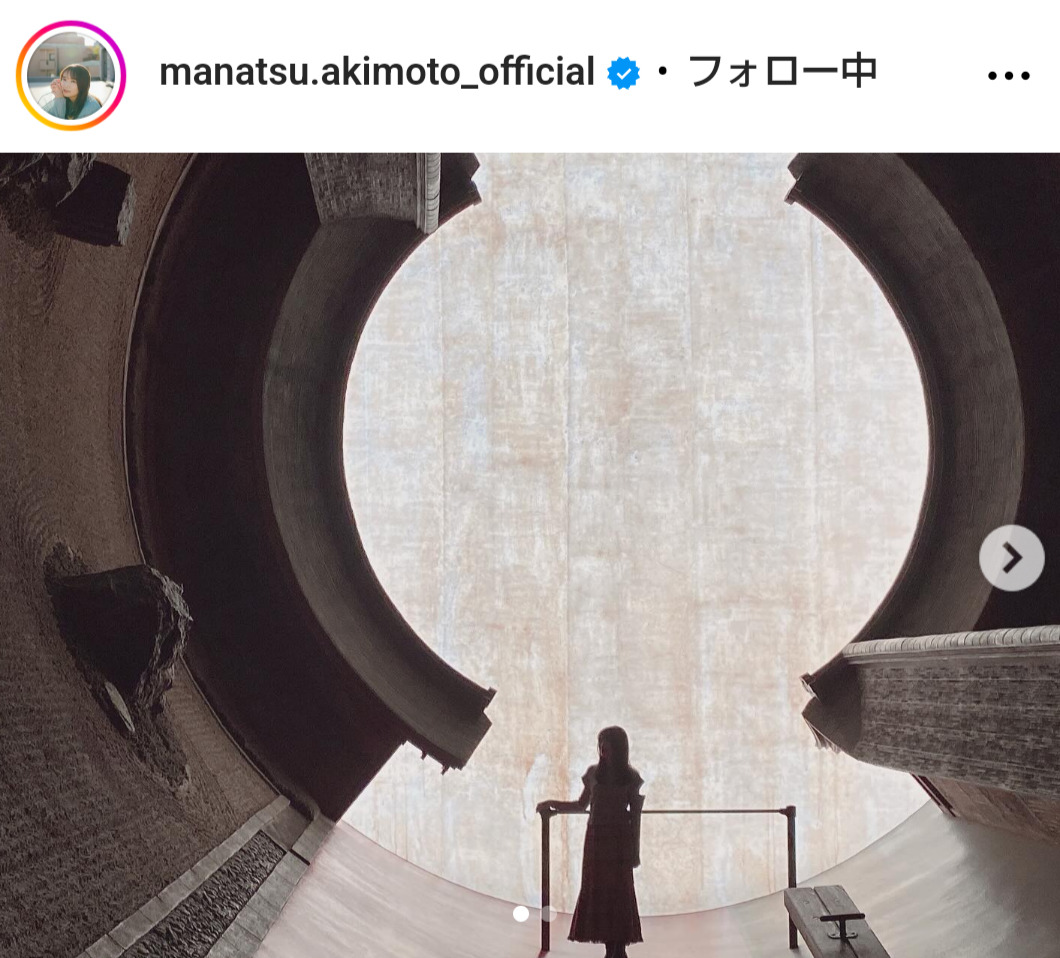 秋元真夏のインスタグラムから