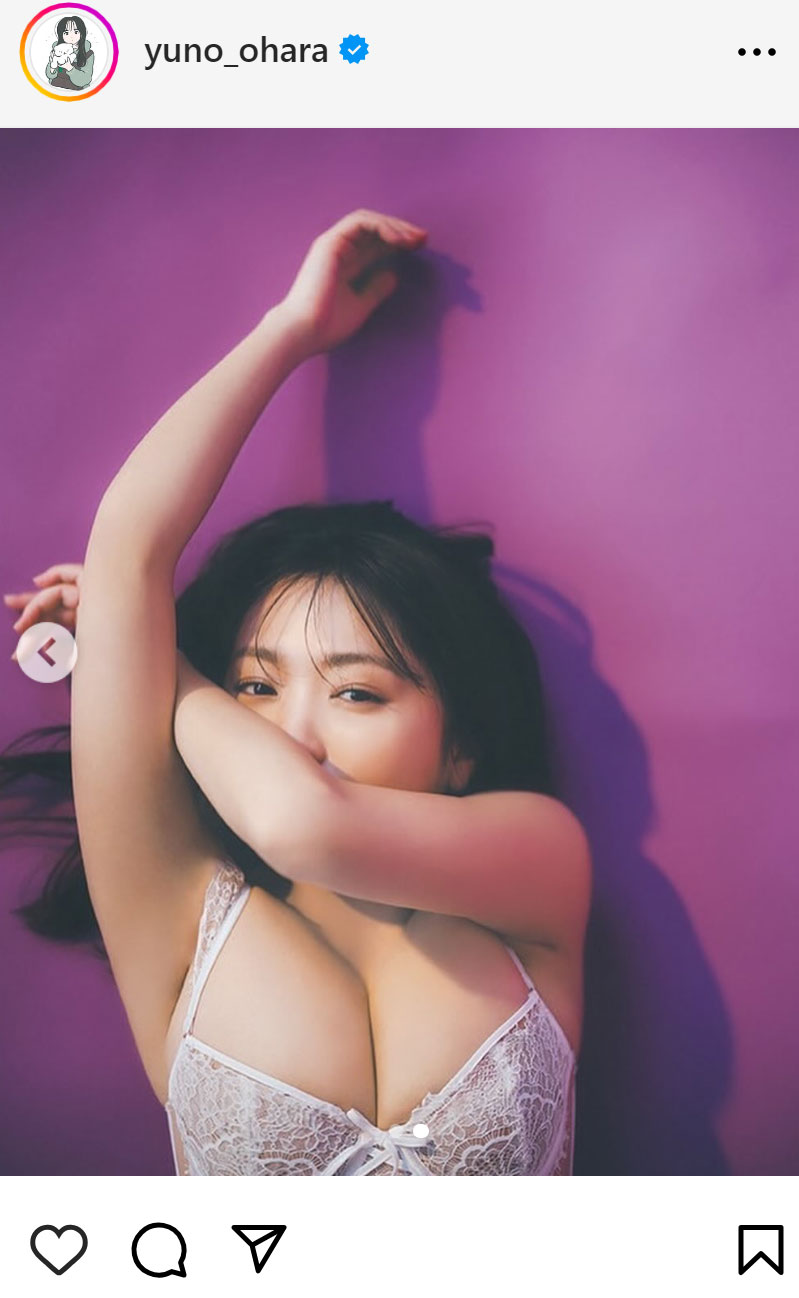 大原優乃のインスタグラムから
