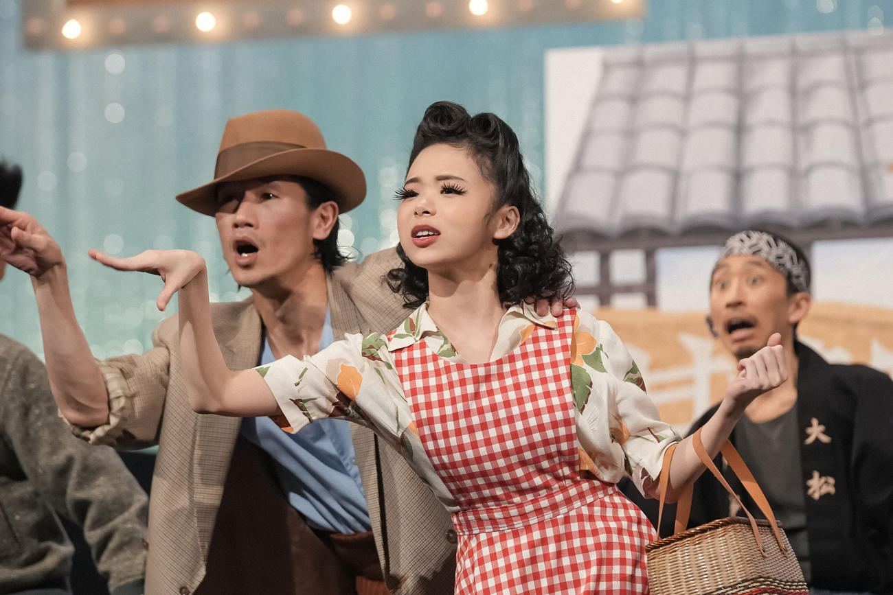 NHK連続テレビ小説「ブギウギ」の1場面（C）NHK