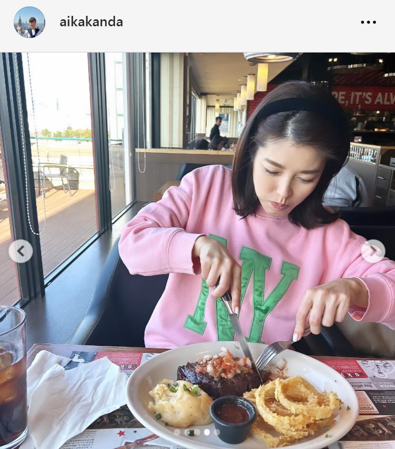 神田愛花のインスタグラムから