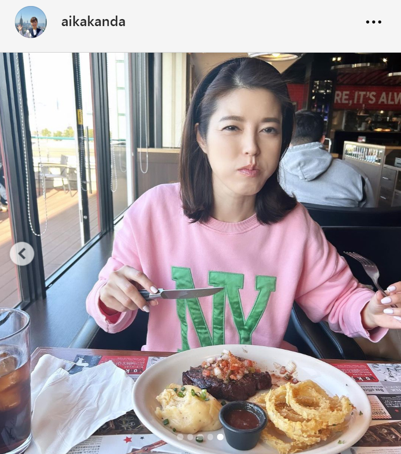神田愛花のインスタグラムから