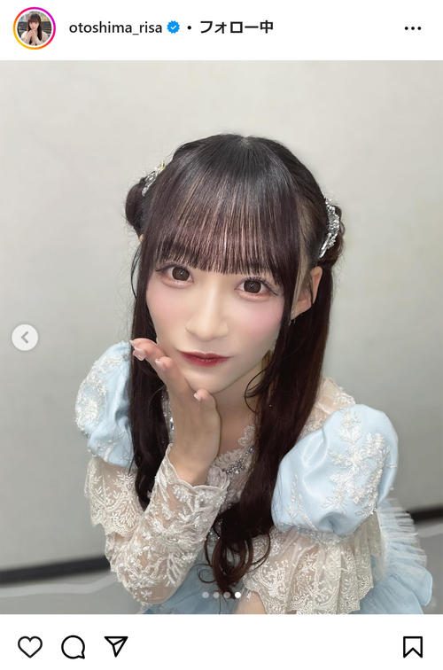 音嶋莉沙“セーラームーン”風ツインテール姿披露「『月に代わって