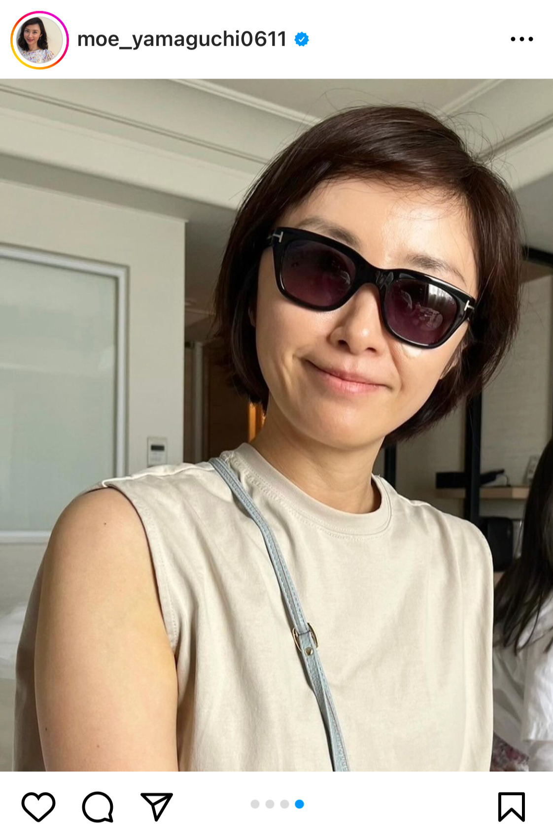 山口もえのインスタグラムから