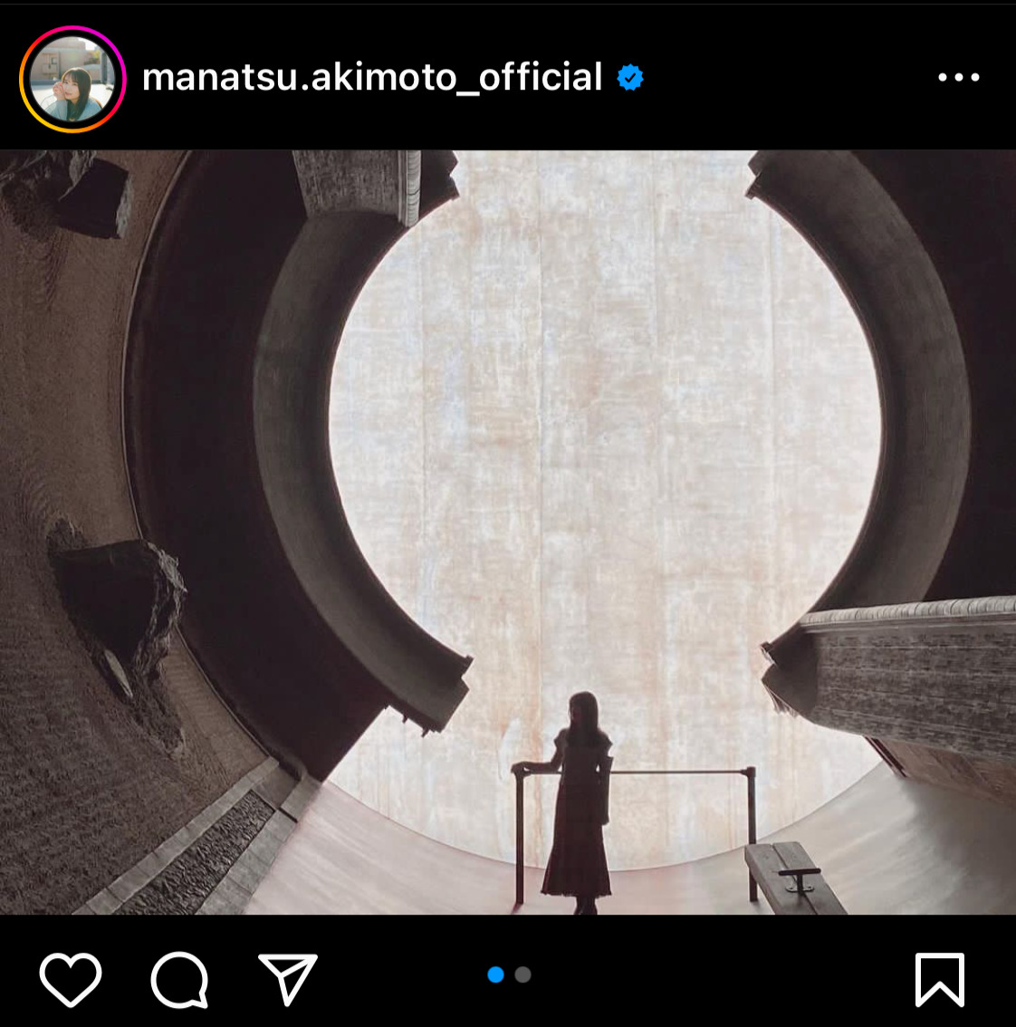 秋元真夏のインスタグラムから