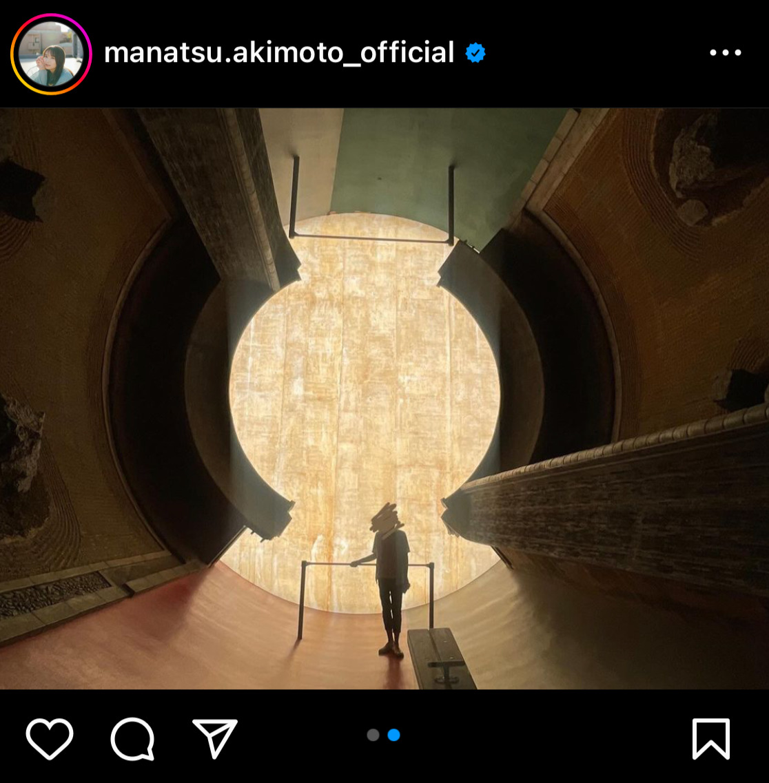 秋元真夏のインスタグラムから