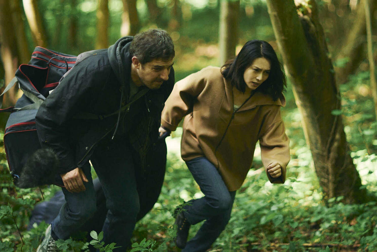フランス、日本共同製作の映画「蛇の道」でダブル主演したダミアン・ボナールと柴咲コウ（C）2024 CINEFRANCE STUDIOS－KADOKAWA CORPORATION－TARANTULA
