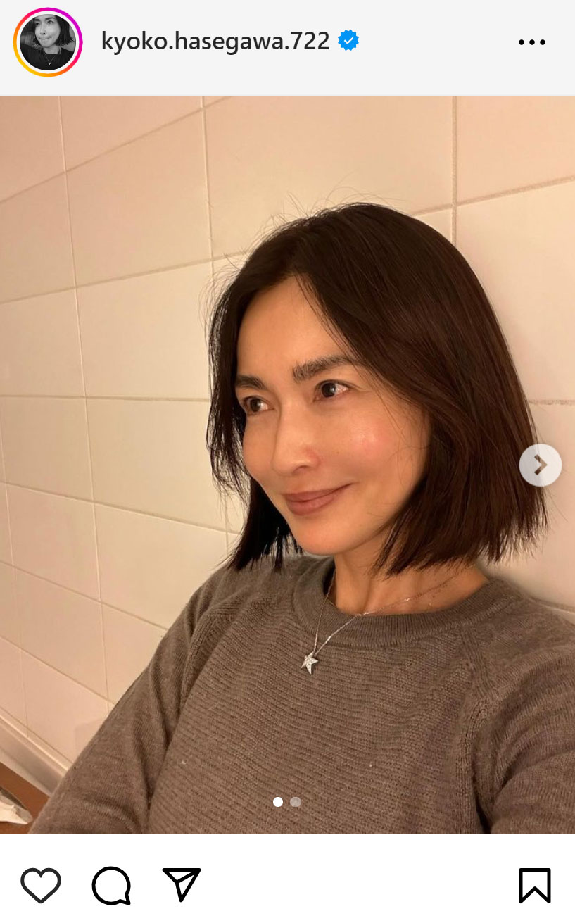 長谷川京子のインスタグラムから