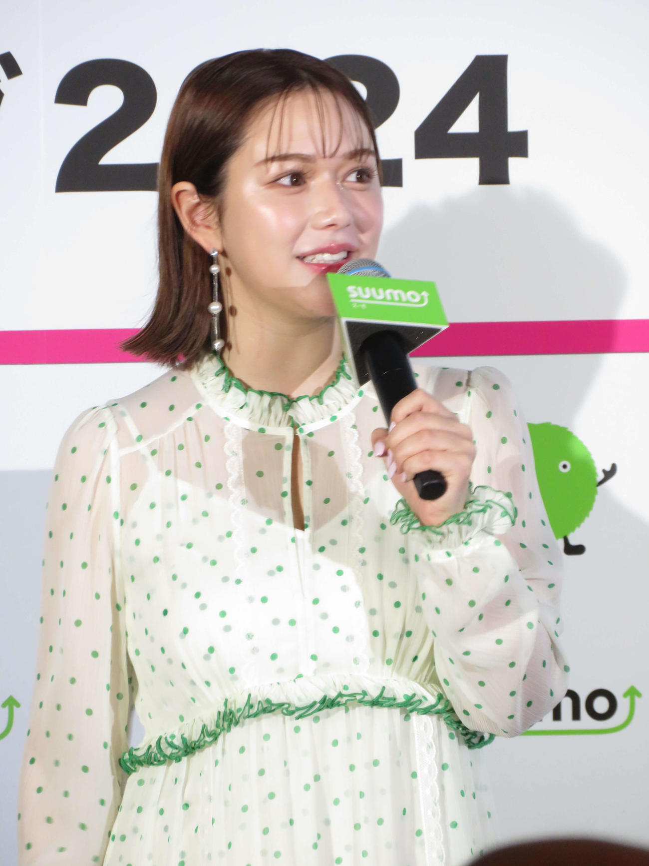 「SUUMO　住みたい街ランキング2024首都圏版」発表会に出席した村重杏奈