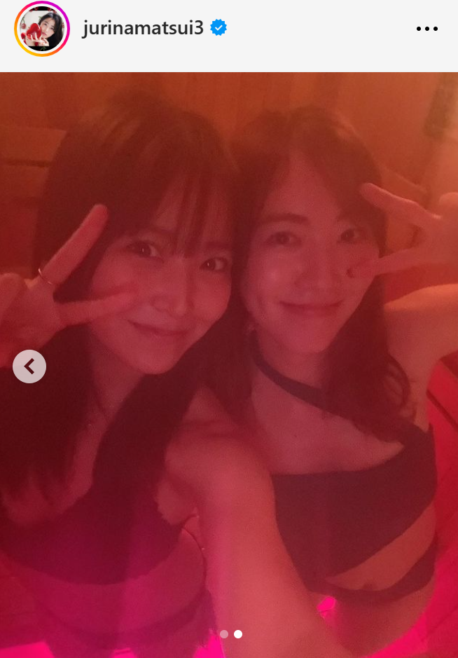 松井珠理奈のインスタグラムから