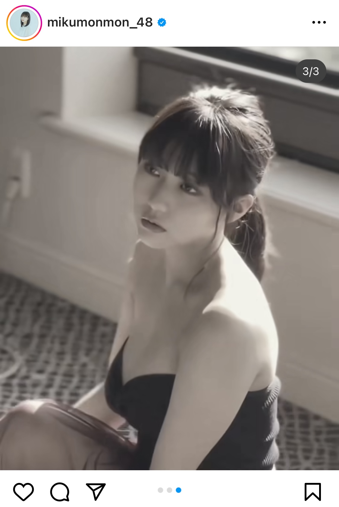 田中美久のインスタグラムから