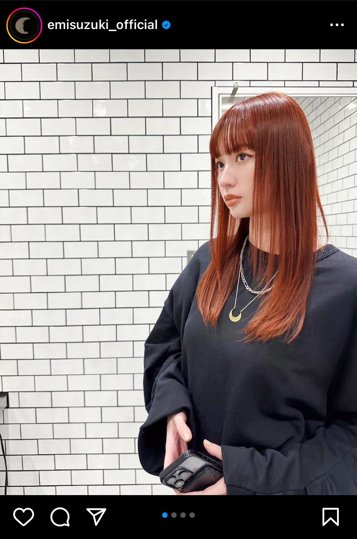 鈴木えみインスタグラムから