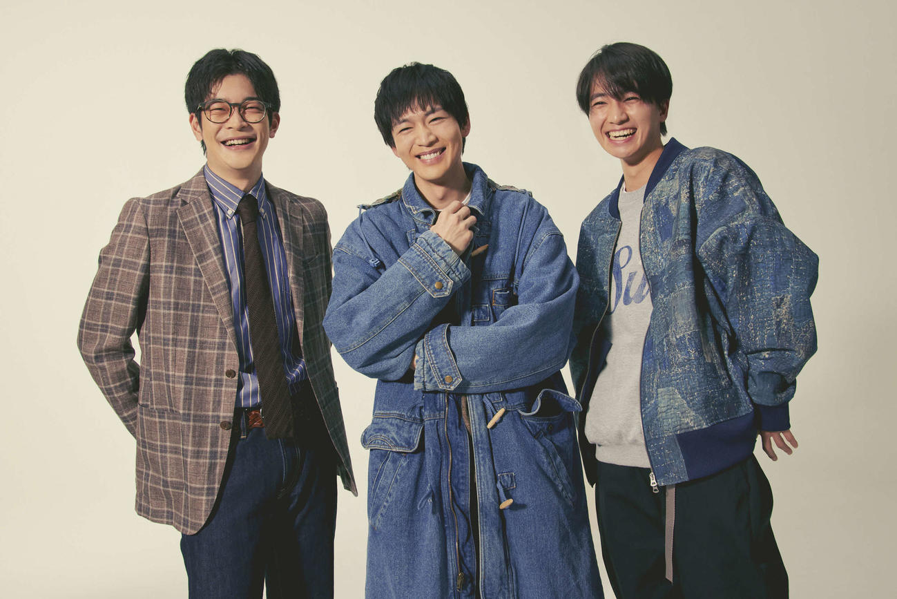 4月スタートのTBS系金曜ドラマ「9ボーダー」に出演する、左から井之脇海、松下洸平、木戸大聖（C）TBS