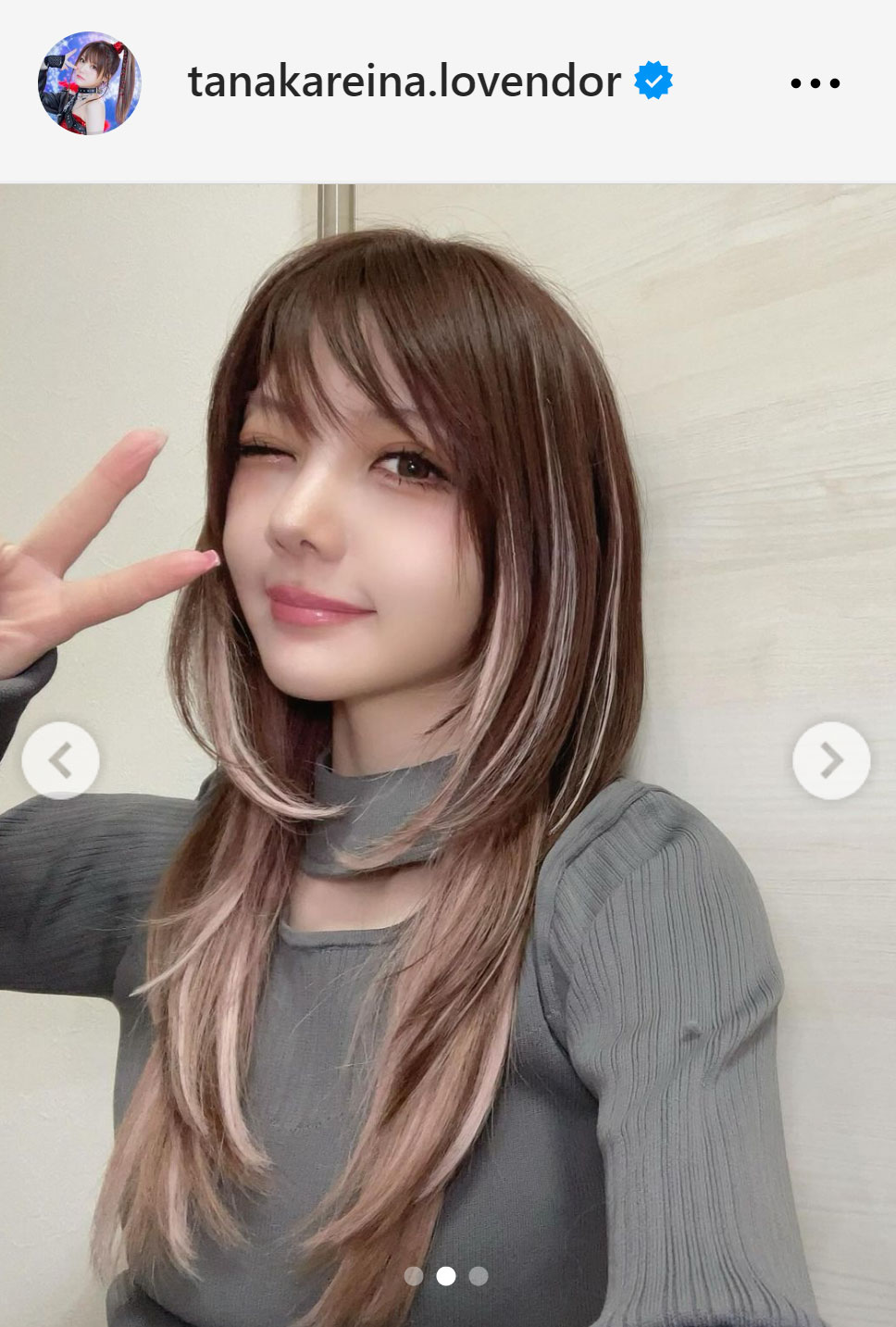 田中れいなのインスタグラムから