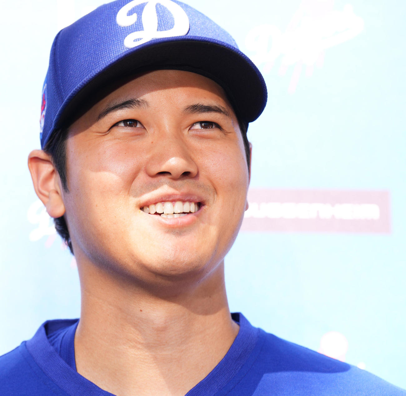 結婚発表から一夜明け、会見するドジャース大谷（撮影・菅敏）