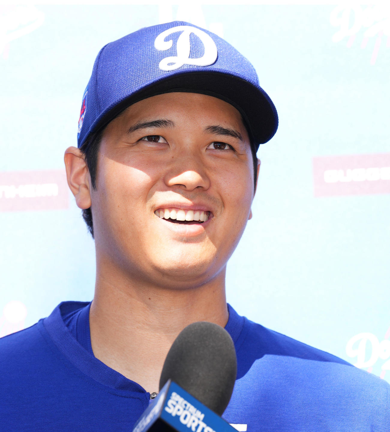 結婚発表から一夜明け、会見するドジャース大谷（撮影・菅敏）