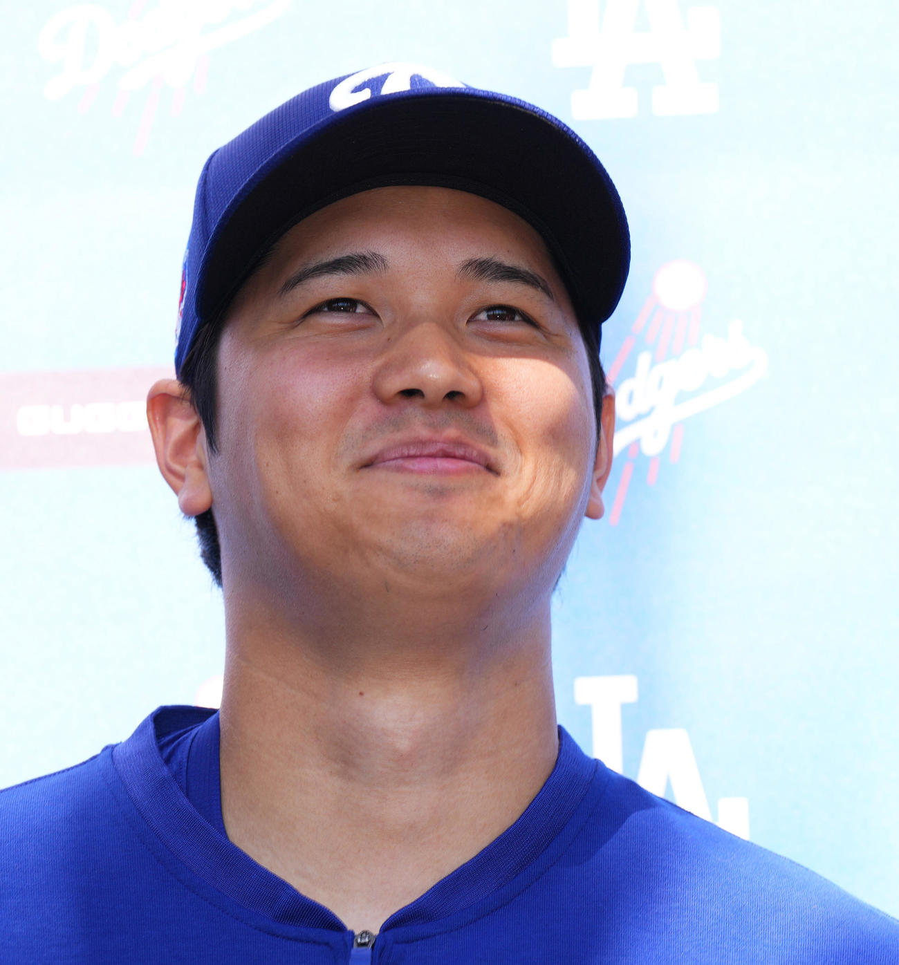 結婚発表から一夜明け、会見するドジャース大谷（撮影・菅敏）