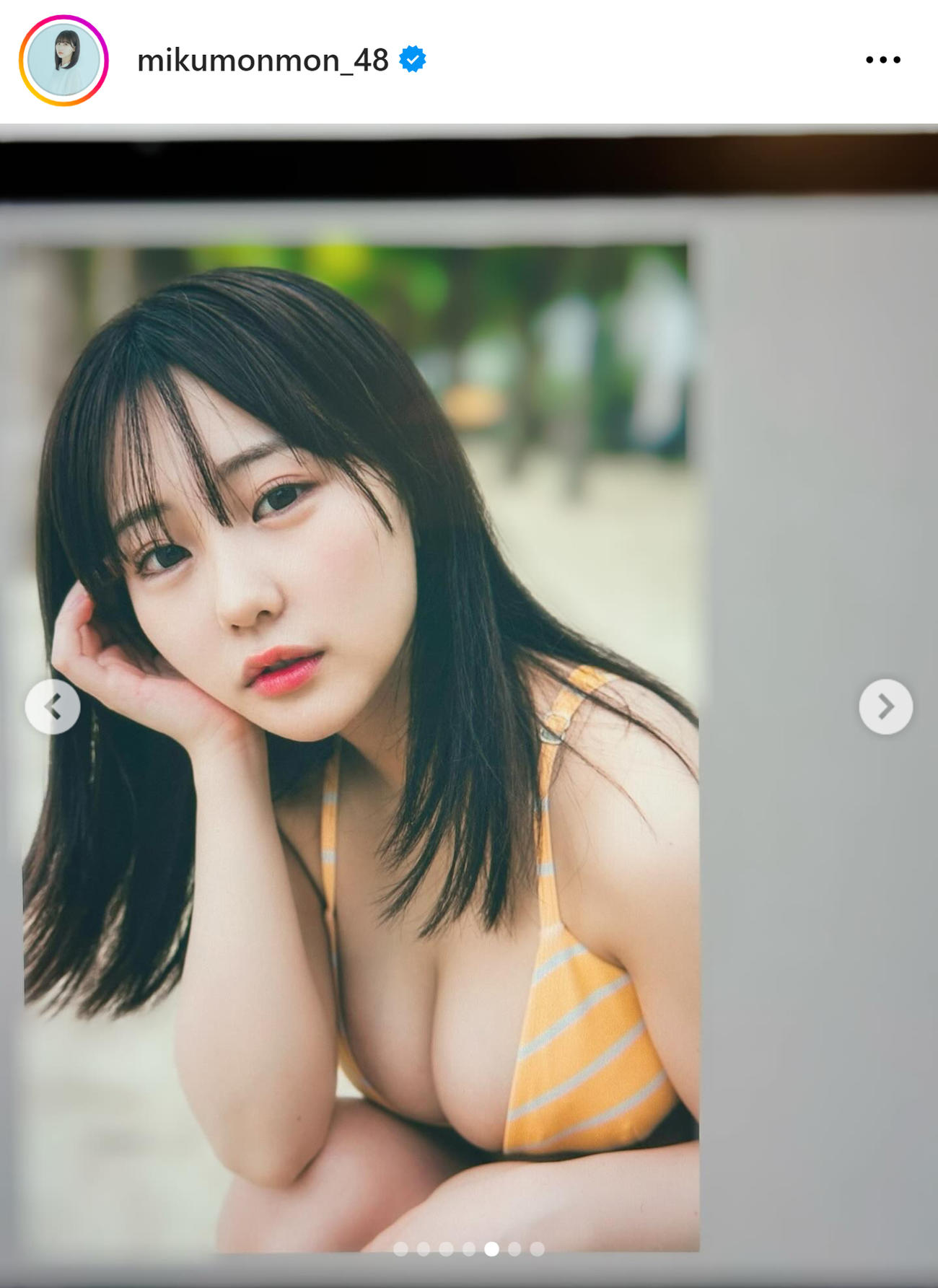 田中美久のインスタグラムから