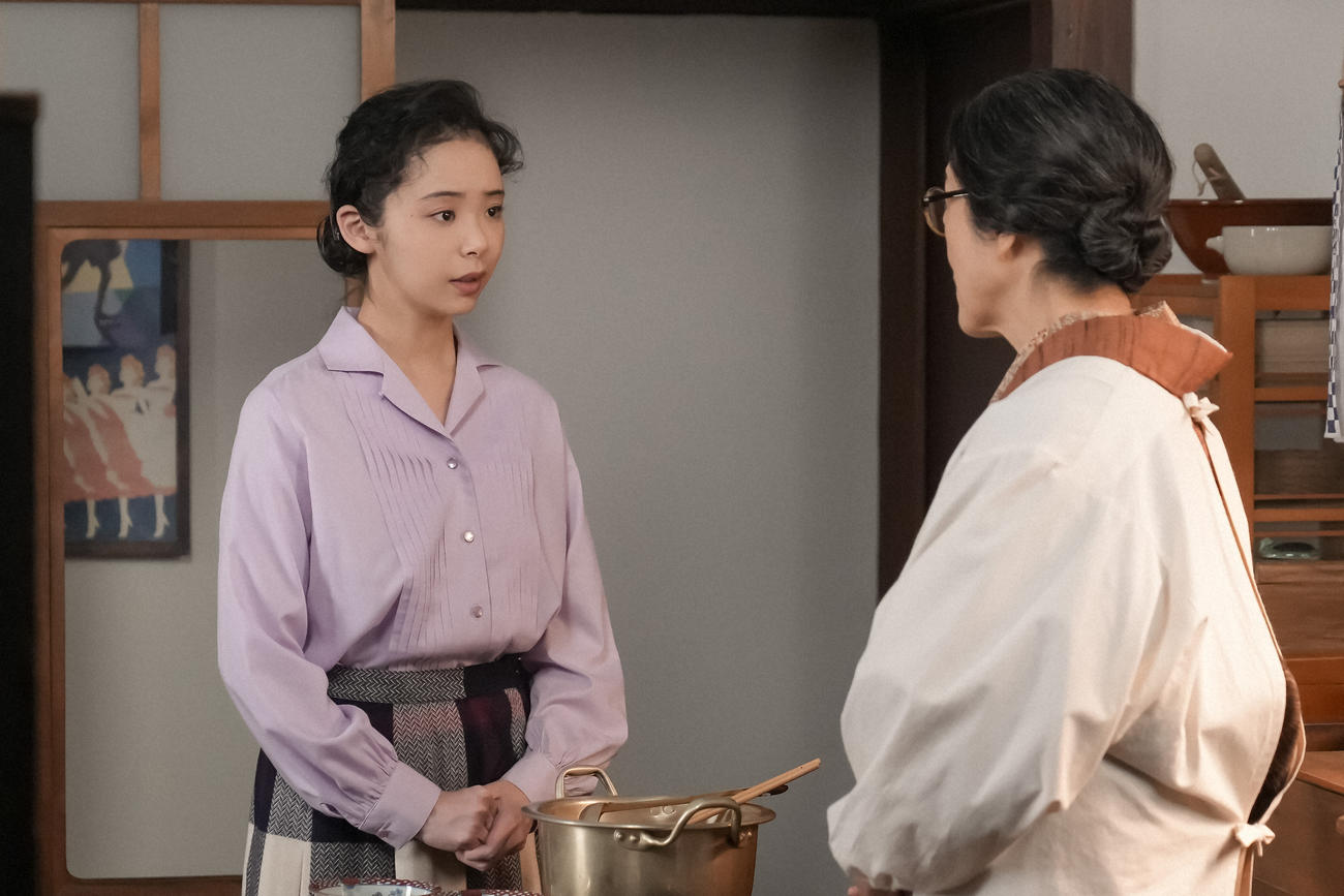 NHK連続テレビ小説「ブギウギ」の1場面（C）NHK