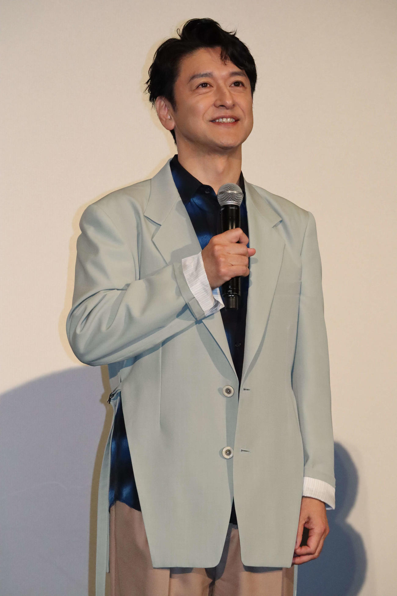 「映画ドラえもん　のび太の地球交響楽」の公開記念舞台あいさつに出席した石丸幹二
