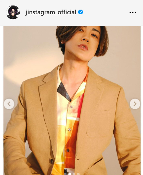 赤西仁のインスタグラムから