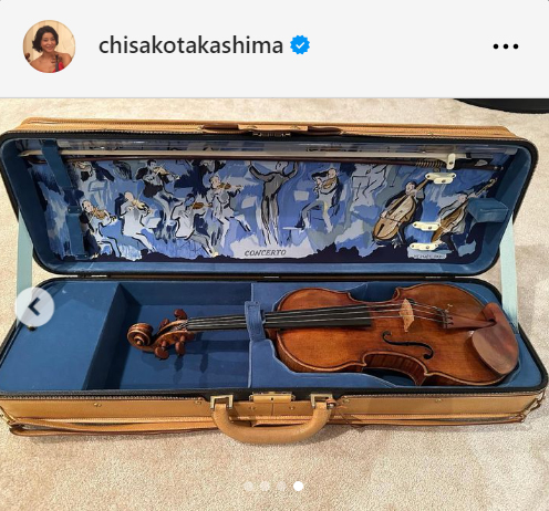 バイオリニスト高嶋ちさ子のインスタグラムから