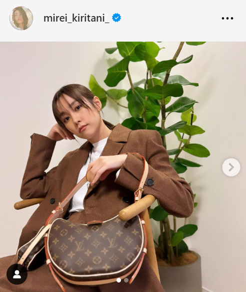 桐谷美玲のインスタグラムから