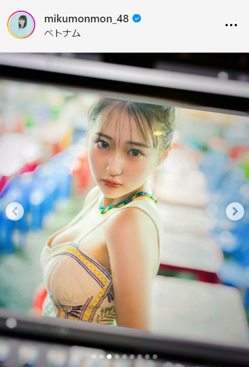 田中美久のインスタグラムから