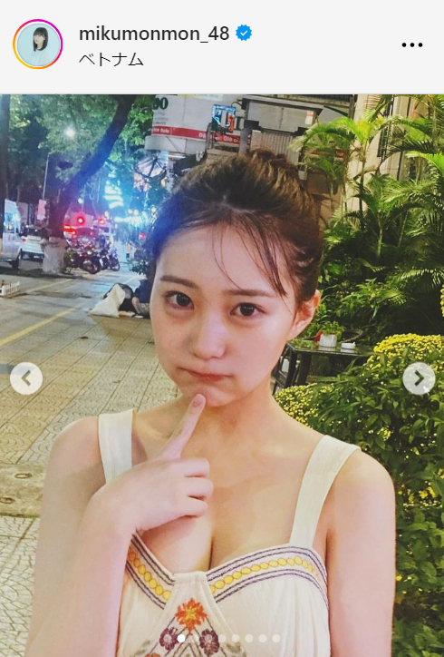 田中美久のインスタグラムから