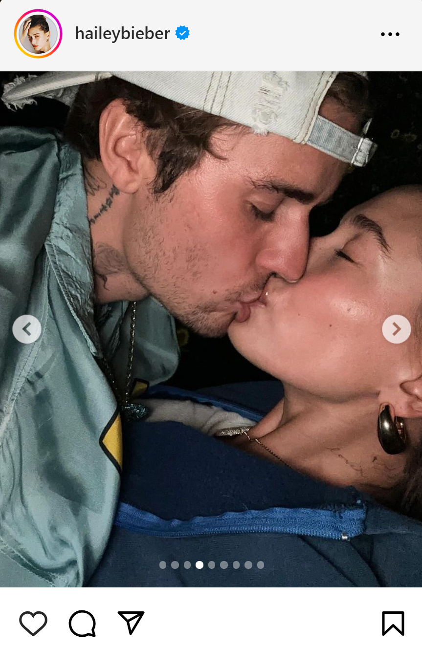 ヘイリー・ビーバーのインスタグラムから