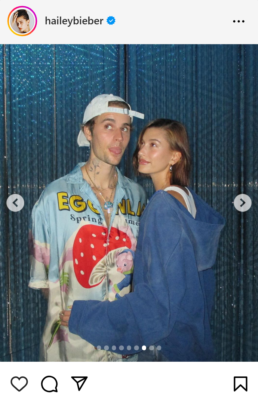 ヘイリー・ビーバーのインスタグラムから