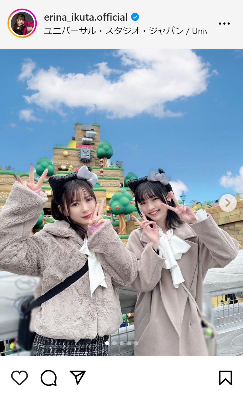 生田衣梨奈のインスタグラムから