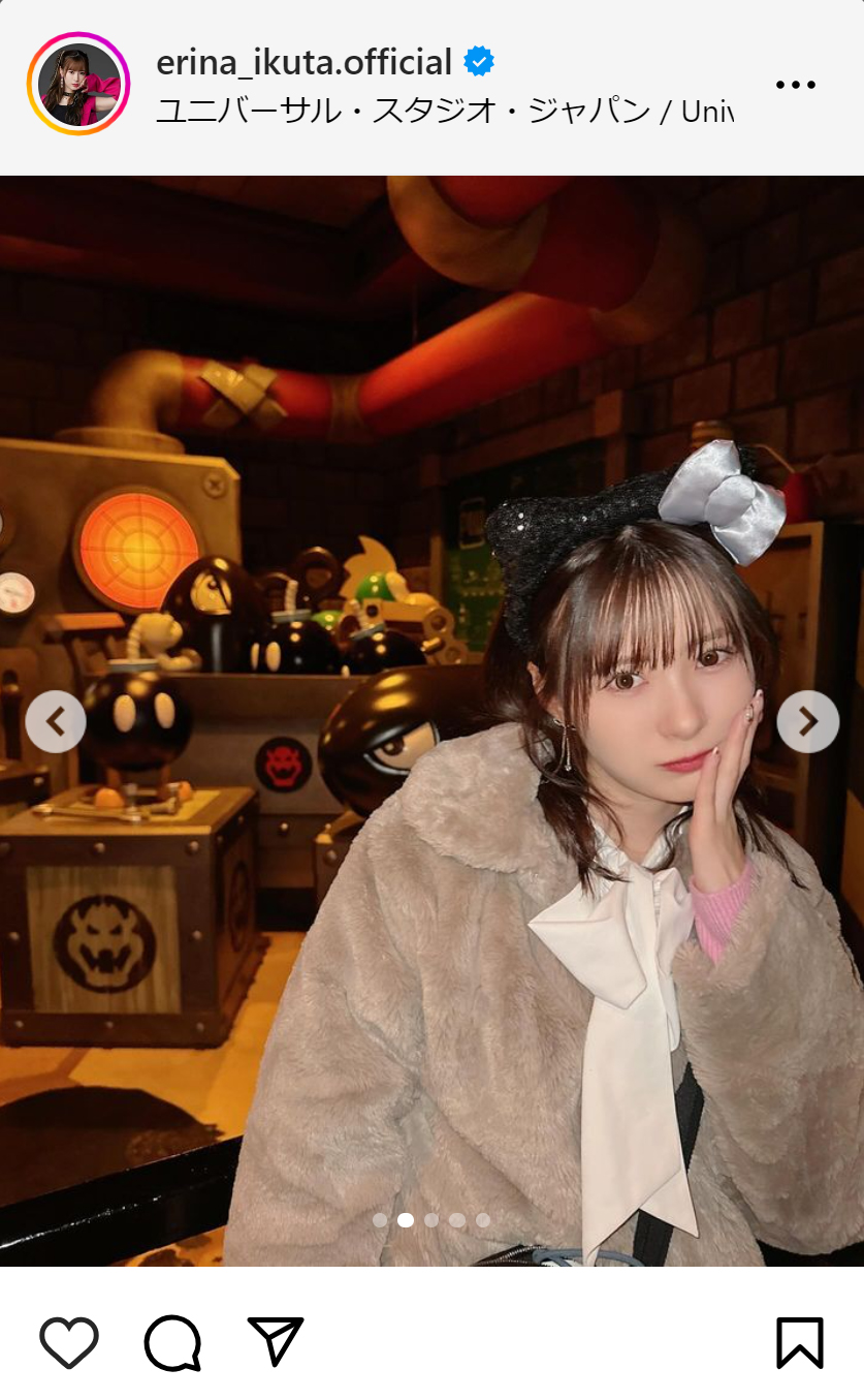 生田衣梨奈のインスタグラムから