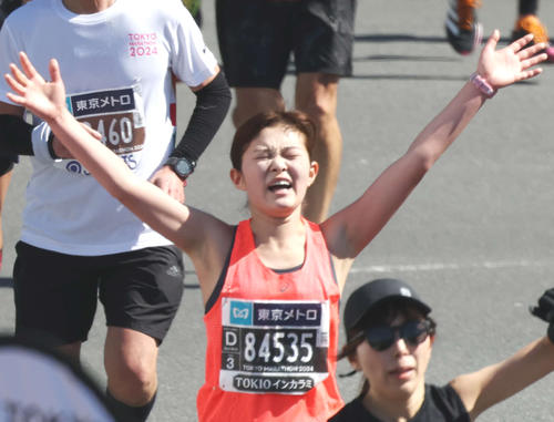 井上咲楽、東京マラソン自己ベスト3時間26分06秒を報告「一生かけて走ること攻略」決意つづる