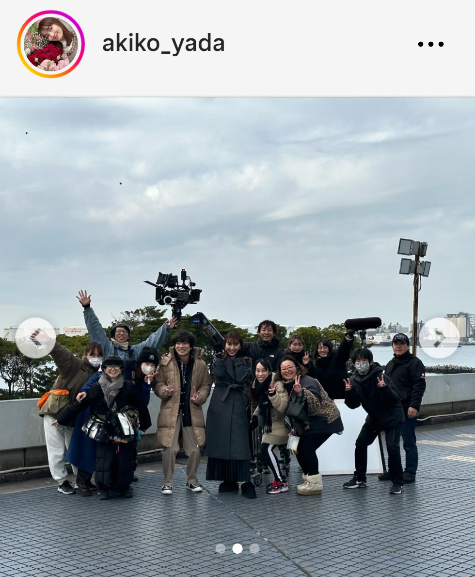 矢田亜希子のインスタグラムから