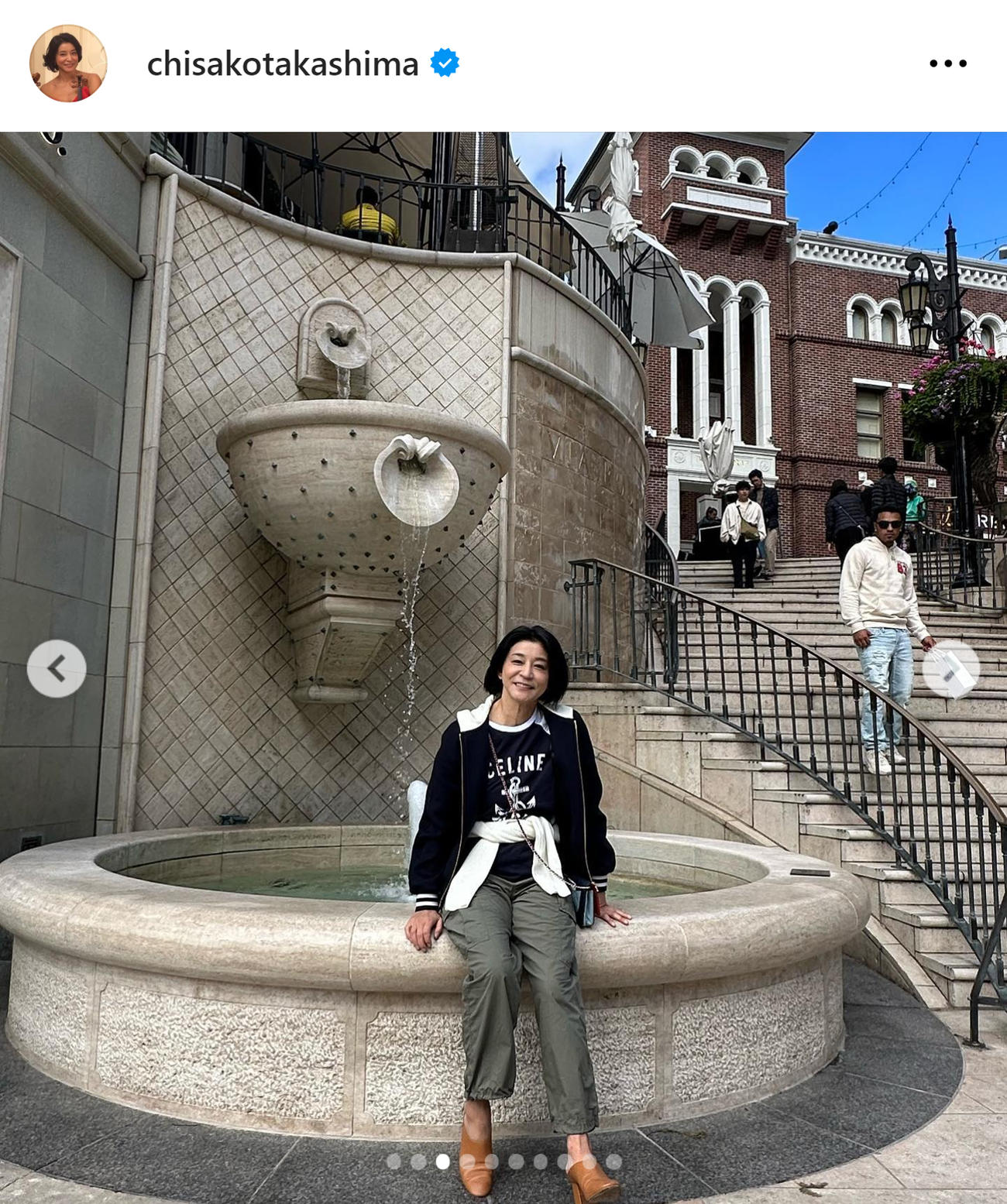 高嶋ちさ子のインスタグラムから